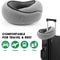 SnailStyle Memory Foam Travel Neck Pillow With Adjustable Support 2