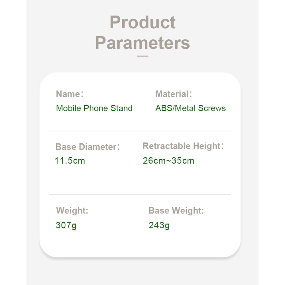 Universal Adjustable Phone Stand Foldable Desk Phone Holder 5