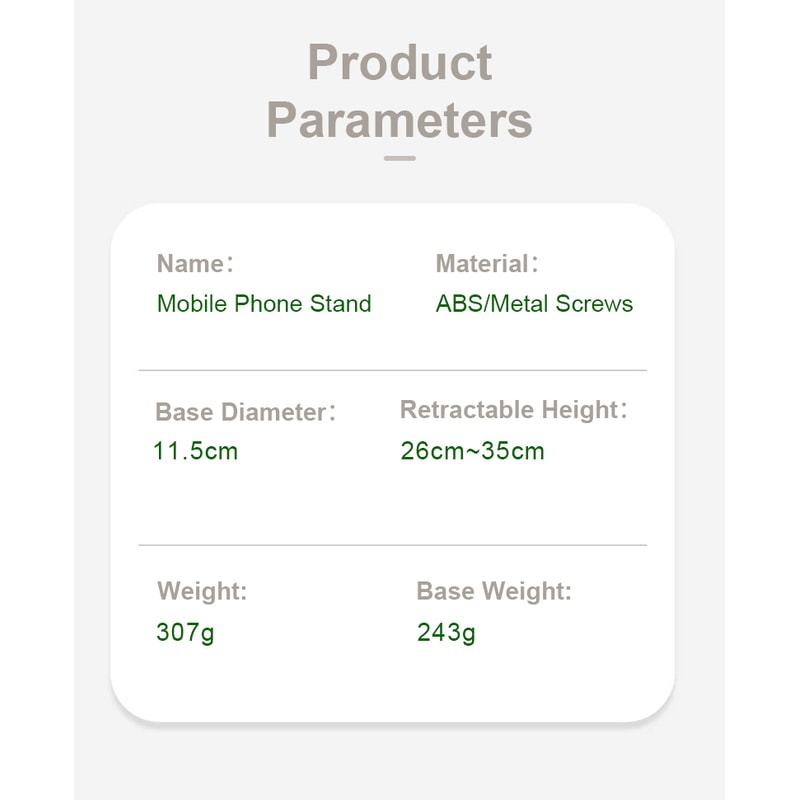 Universal Adjustable Phone Stand Foldable Desk Phone Holder 5