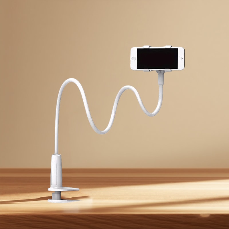 Flexible Gooseneck Phone Holder For Bed And Desk Clamp Mount 6