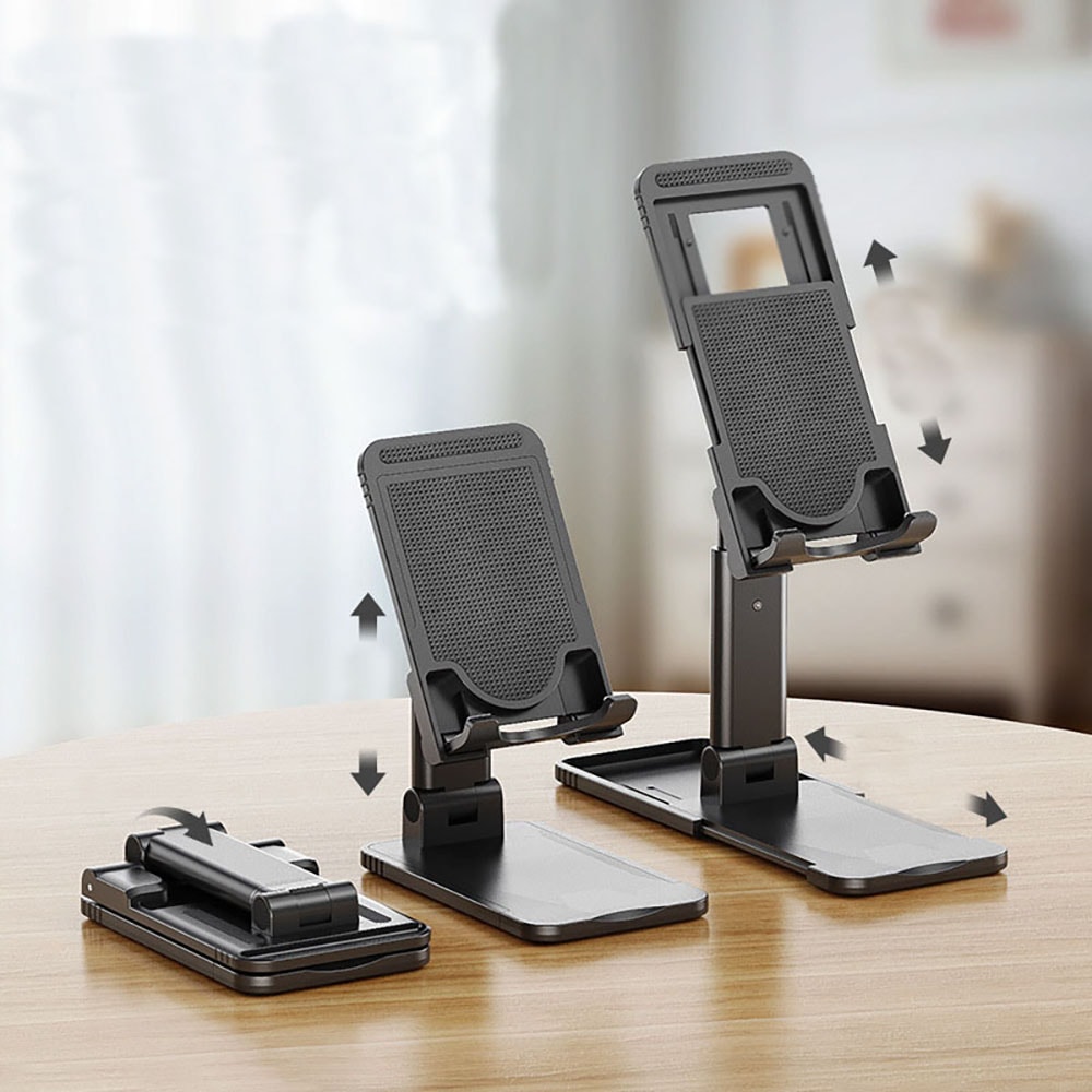 Adjustable Phone Stand For Desk And Tablet Holder Foldable Portable Stand For Streaming And Calls 6