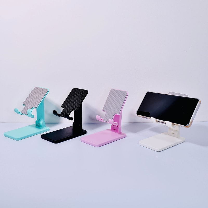 FlexView Adjustable Tablet Stand for Desk and Bed Foldable Phone Holder