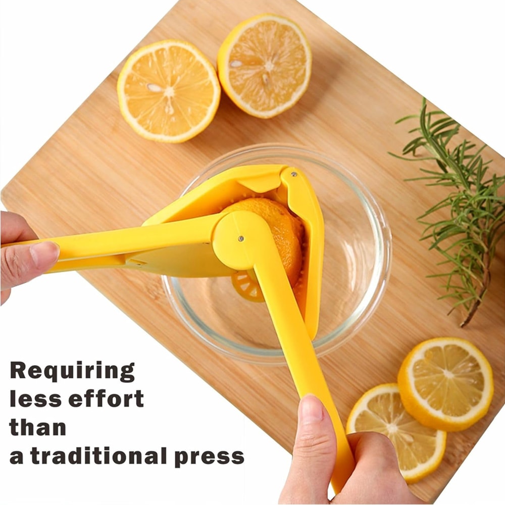 Manual Citrus Juicer Cup with Strainer Portable Lemon Squeezer and Orange Juicer