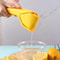 Manual Citrus Juicer Cup with Strainer Portable Lemon Squeezer and Orange Juicer
