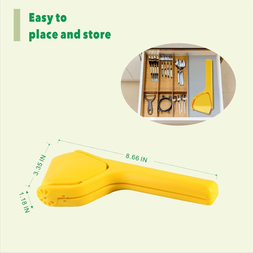 Manual Citrus Juicer Cup with Strainer Portable Lemon Squeezer and Orange Juicer