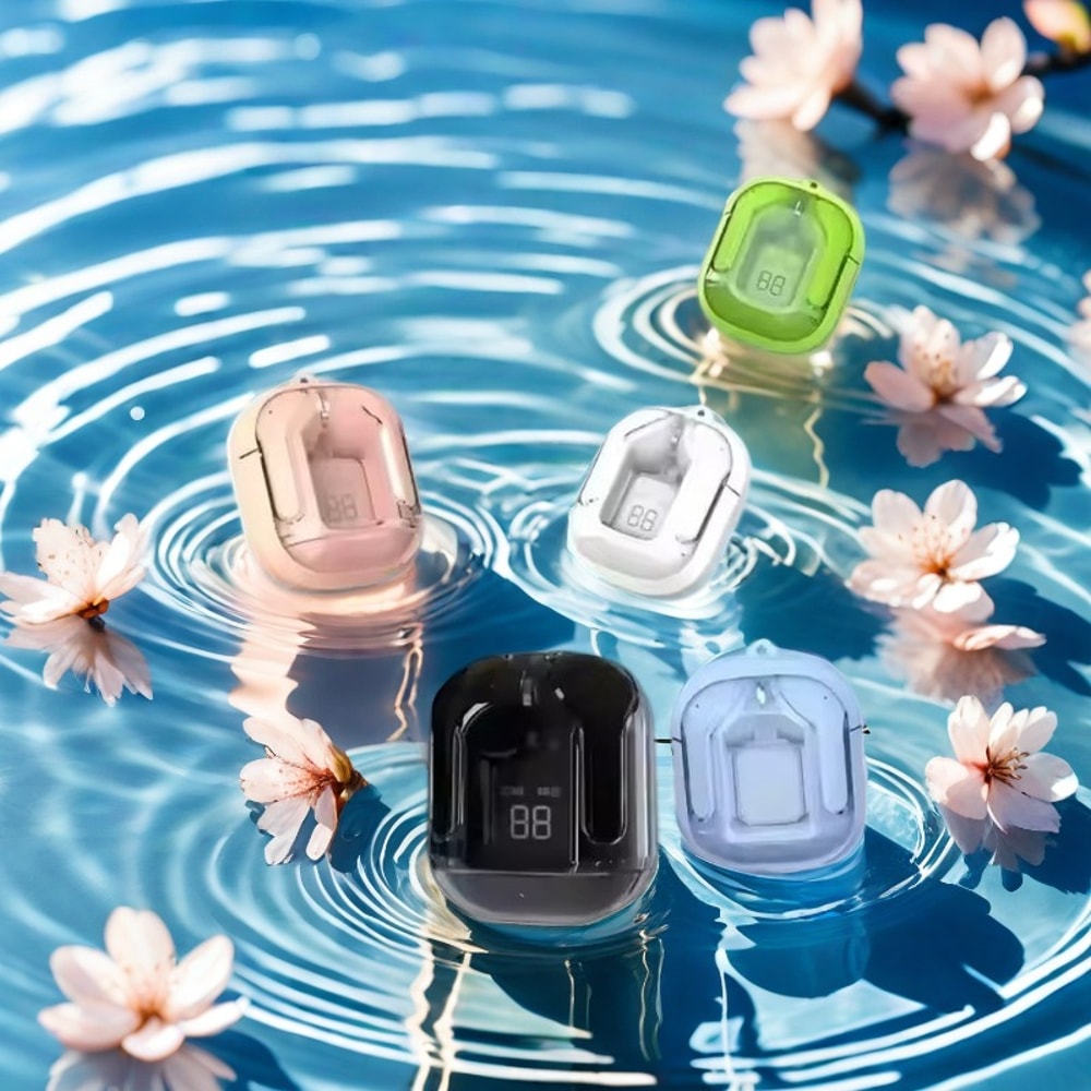 Bluetooth Earbuds Wireless Gaming Headsets Noise Cancelling Earphones with LED Display & Microphone for Sports and Gam