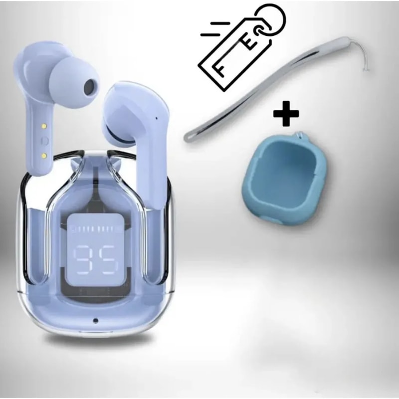 Bluetooth Earbuds Wireless Gaming Headsets Noise Cancelling Earphones with LED Display & Microphone for Sports and Gam