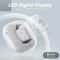 Transparent TWS Wireless Bluetooth Earbuds Crystal Clear HiFi Stereo Sound & LED Power Display