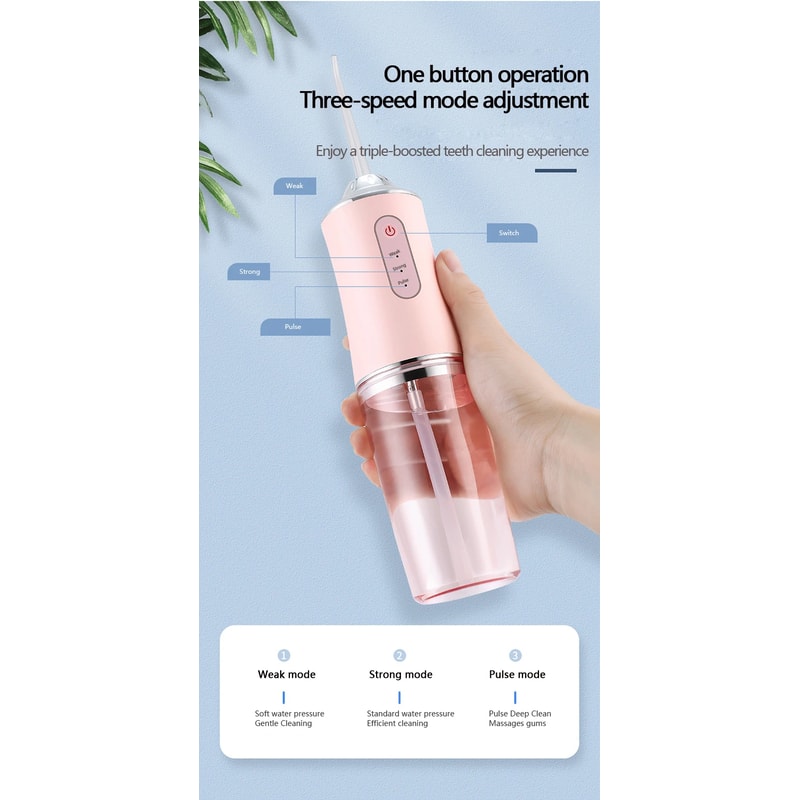 Mornwell Portable Water Flosser Oral Irrigator with Tank