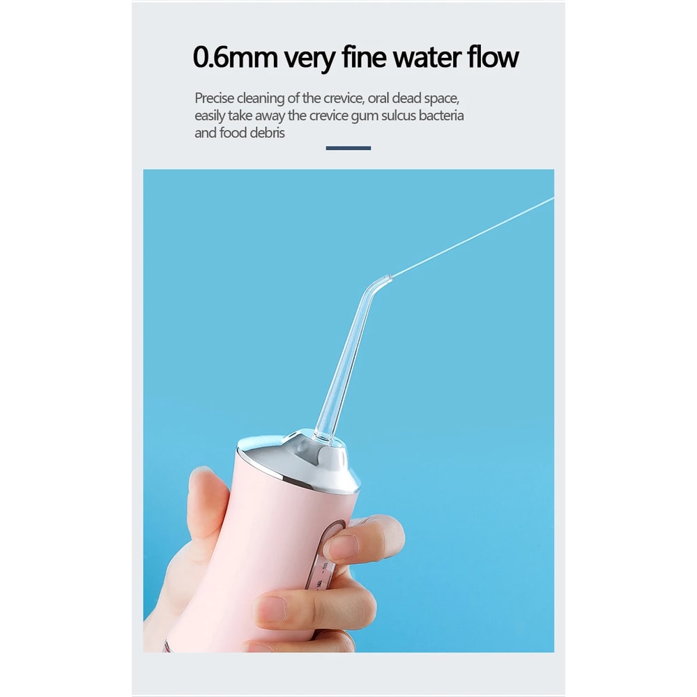 Mornwell Portable Water Flosser Oral Irrigator with Tank