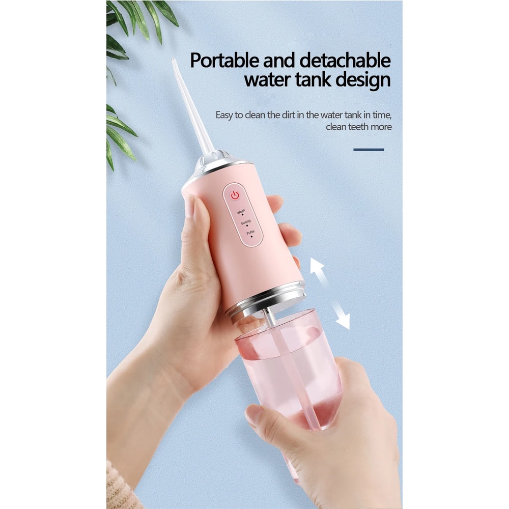 Mornwell Portable Water Flosser Oral Irrigator with Tank