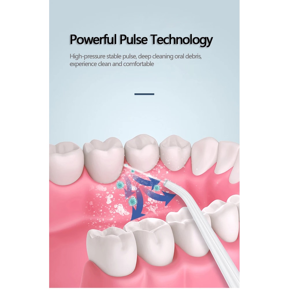 Mornwell Portable Water Flosser Oral Irrigator with Tank