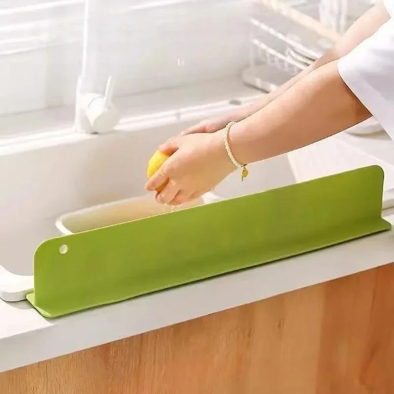 Silicone Sink Splash Guard for Kitchen and Bathroom Countertops