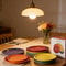 Rainbow Enamel Dinner Plates Set Colorful Round Decorative Tableware 1