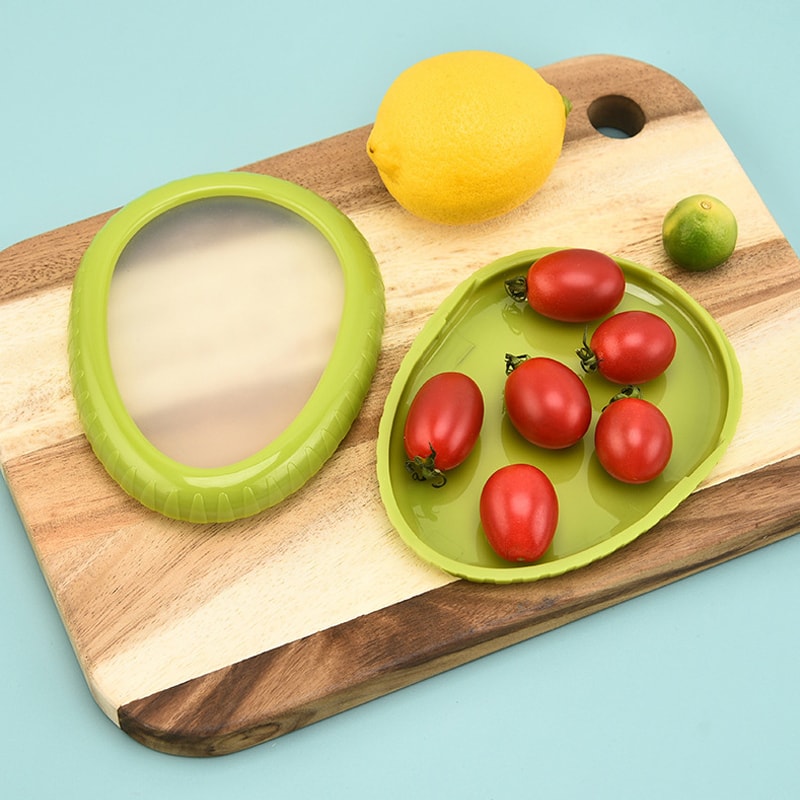 FreshPod Produce Saver Set For Fridge Avocado Lemon Onion Tomato 2