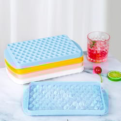 stackable silicone ice cube trays with lids easy release food grade freezer mold