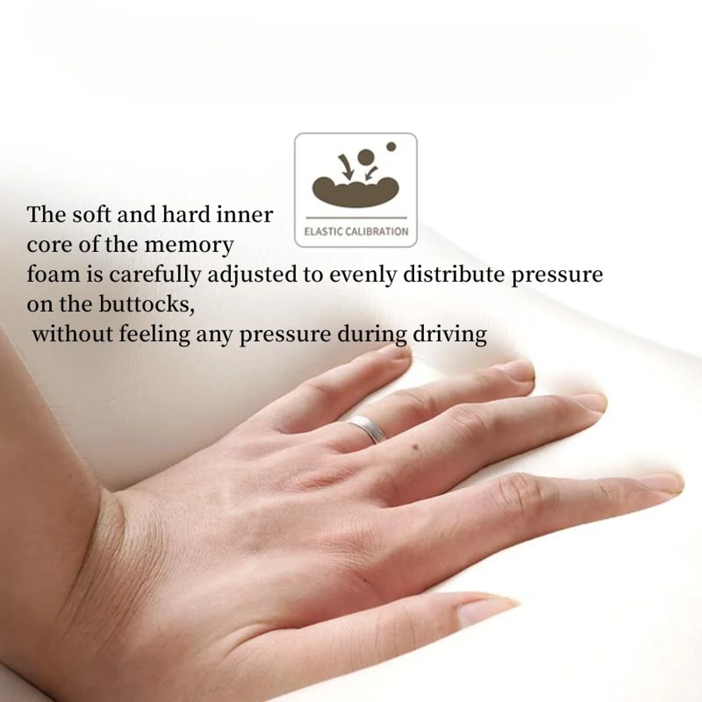 Car Seat Booster Cushion For Height Boost Fatigue Relief Comfort 3