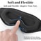 Adjustable Blackout Eye Mask Breathable Portable Sleep Mask for Travel and Home