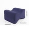 Soft Cotton Memory Foam Knee Pillow for Side Sleepers Back and Knee Pain Relief Support