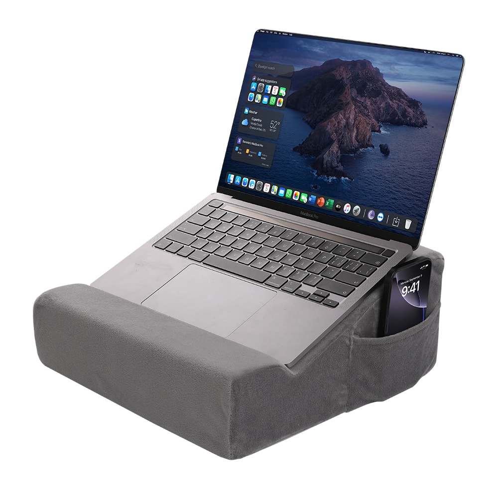 Adjustable Tablet Stand Pillow Pad Ergonomic Pillow Holder for Phones Tablets and Laptops Ideal for Bed Desk Work