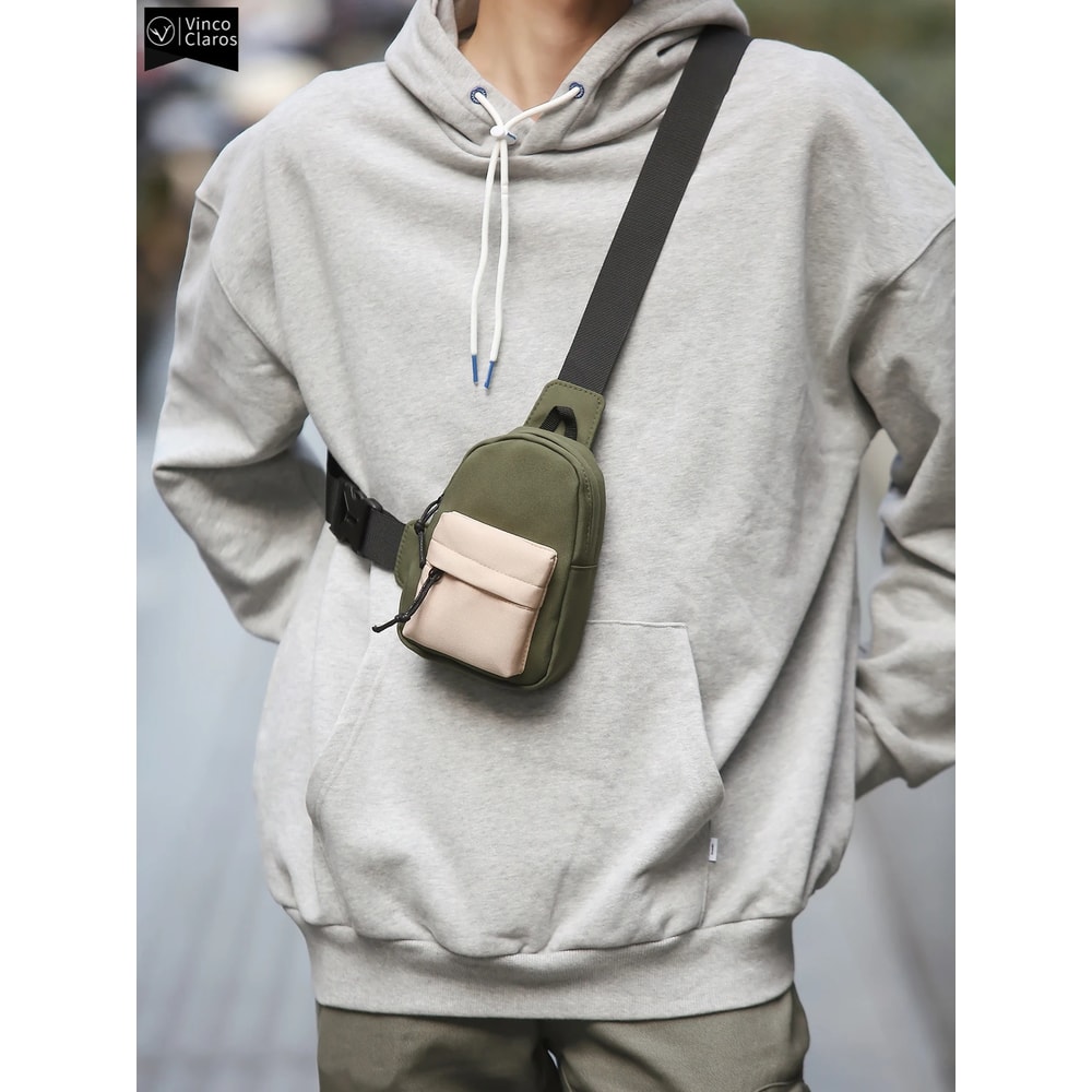 Lightweight Nylon Crossbody Bag Urban Mini Sling Bag for Men & Women