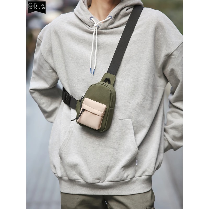 Lightweight Nylon Crossbody Bag Urban Mini Sling Bag for Men & Women