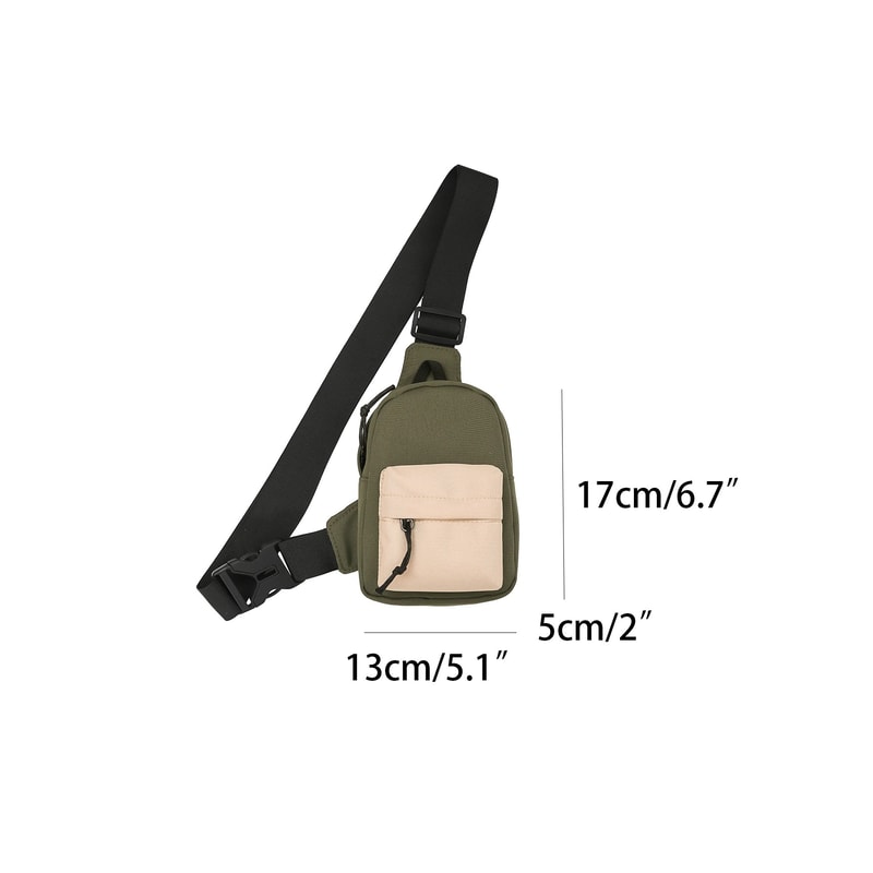 Lightweight Nylon Crossbody Bag Urban Mini Sling Bag for Men & Women