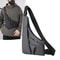 Anti Theft Crossbody Bag For Men Stylish Durable Leather Sling Bag For Cycling Daily Use 0