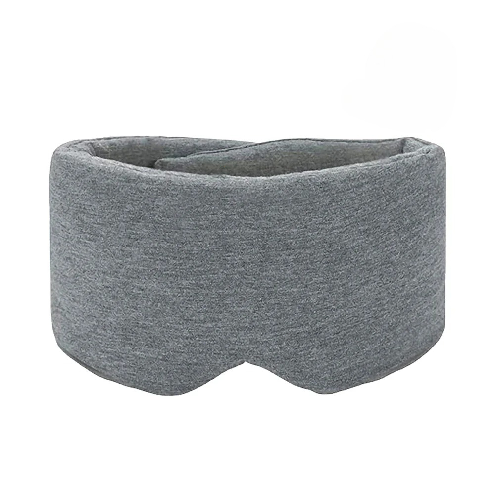 Handmade Cotton Blackout Sleep Mask for Side Sleepers Soft & Portable Eye Covers for Travel