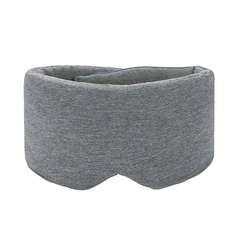 Handmade Cotton Blackout Sleep Mask for Side Sleepers Soft & Portable Eye Covers for Travel