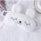 Cute Cartoon Rabbit Plush Sleep Mask For Comfortable Rest And Travel Aid 6