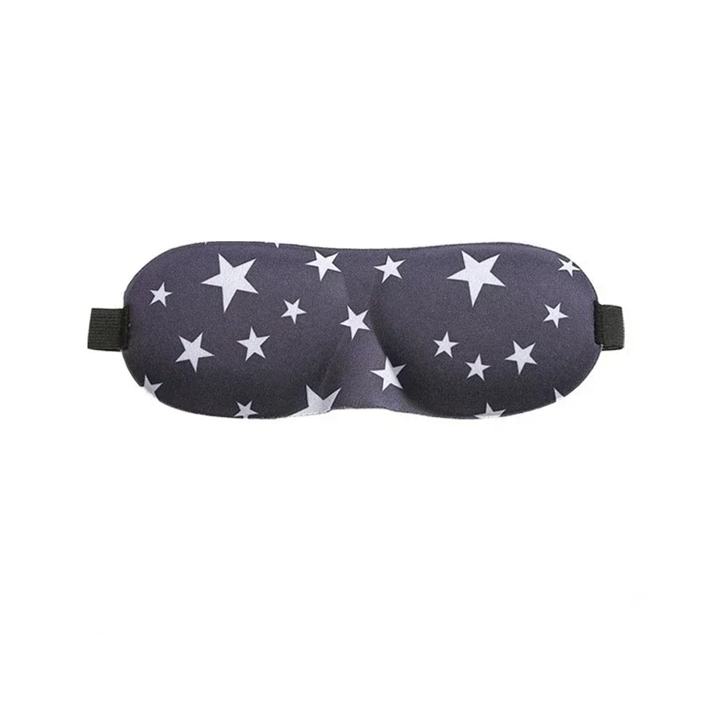 Portable Travel Sleep Mask with Massage Aid Soft Eye Mask for Restful Sleep