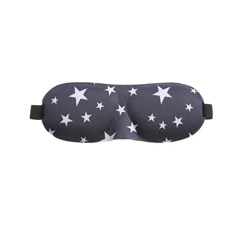 Portable Travel Sleep Mask with Massage Aid Soft Eye Mask for Restful Sleep