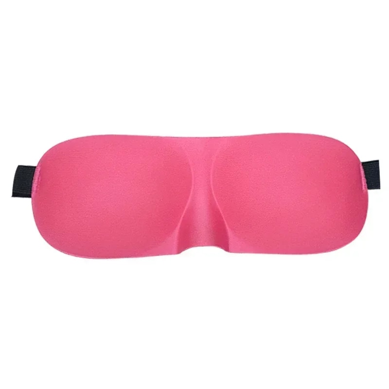 Portable Travel Sleep Mask with Massage Aid Soft Eye Mask for Restful Sleep