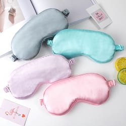 imitated silk sleep mask for relaxation and eye care soft eye patch for comfortable travel and health shield