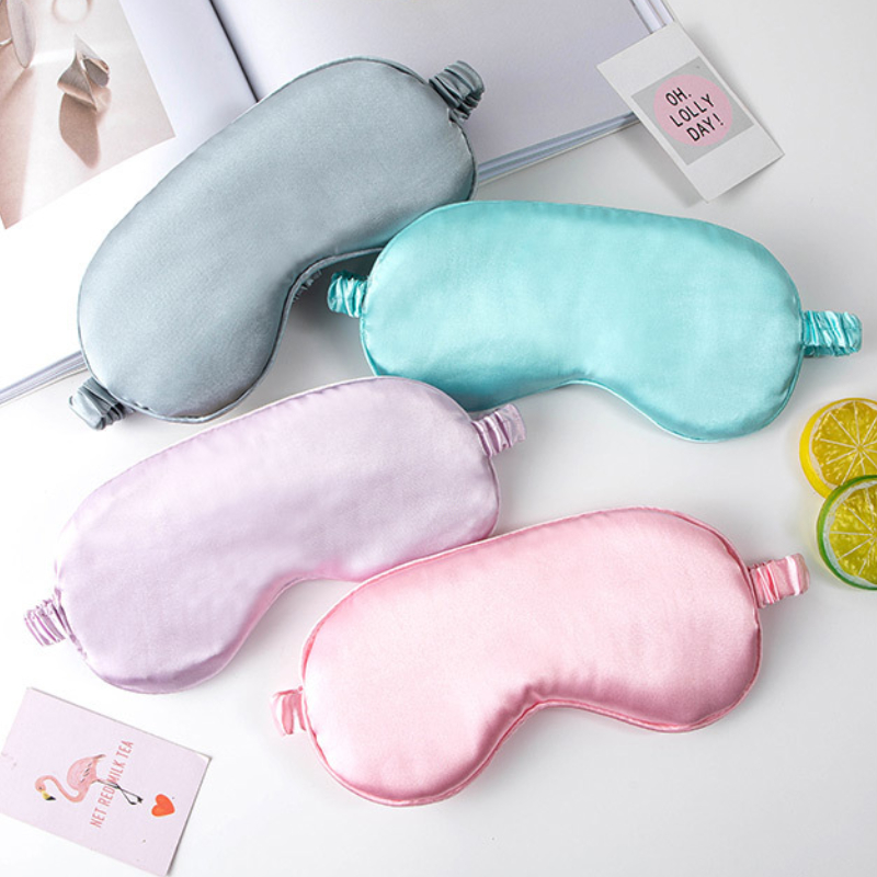 Imitated Silk Sleep Mask For Relaxation And Eye Care Soft Eye Patch For Comfortable Travel And Heal 0