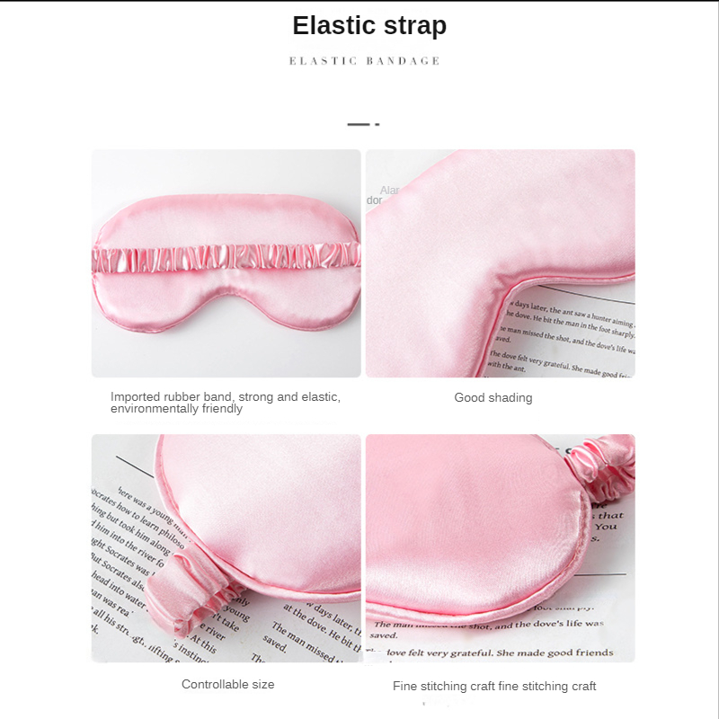 Imitated Silk Sleep Mask For Relaxation And Eye Care Soft Eye Patch For Comfortable Travel And Heal 3