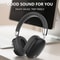 Wireless Over Ear Headphones With HiFi Stereo Sound Foldable Adjustable Headset Built In Mic For P