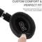 Graffiti Design Wireless Bluetooth Over Ear Headphones Hi Fi Stereo with Mic Foldable for Phones PCs and Laptops