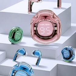 wireless bluetooth earbuds with noise cancellation & bass perfect for gaming & sports