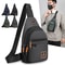Mens Large Capacity One Shoulder Crossbody Bag Fashionable Sports Backpack for Outdoor Leisure