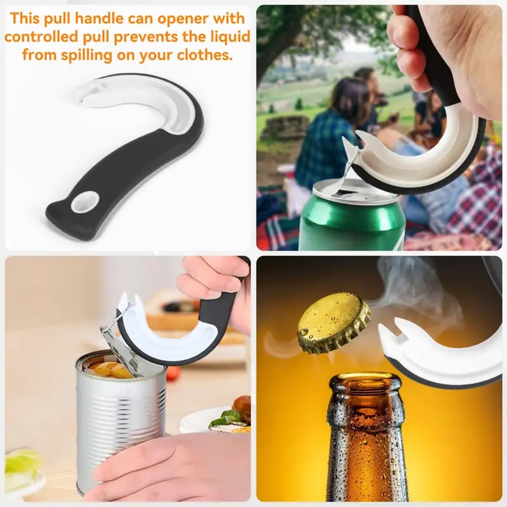 Portable Non Slip Jar Opener Easy Grip Multifunctional Can Lid Opener For Effortless Use 2