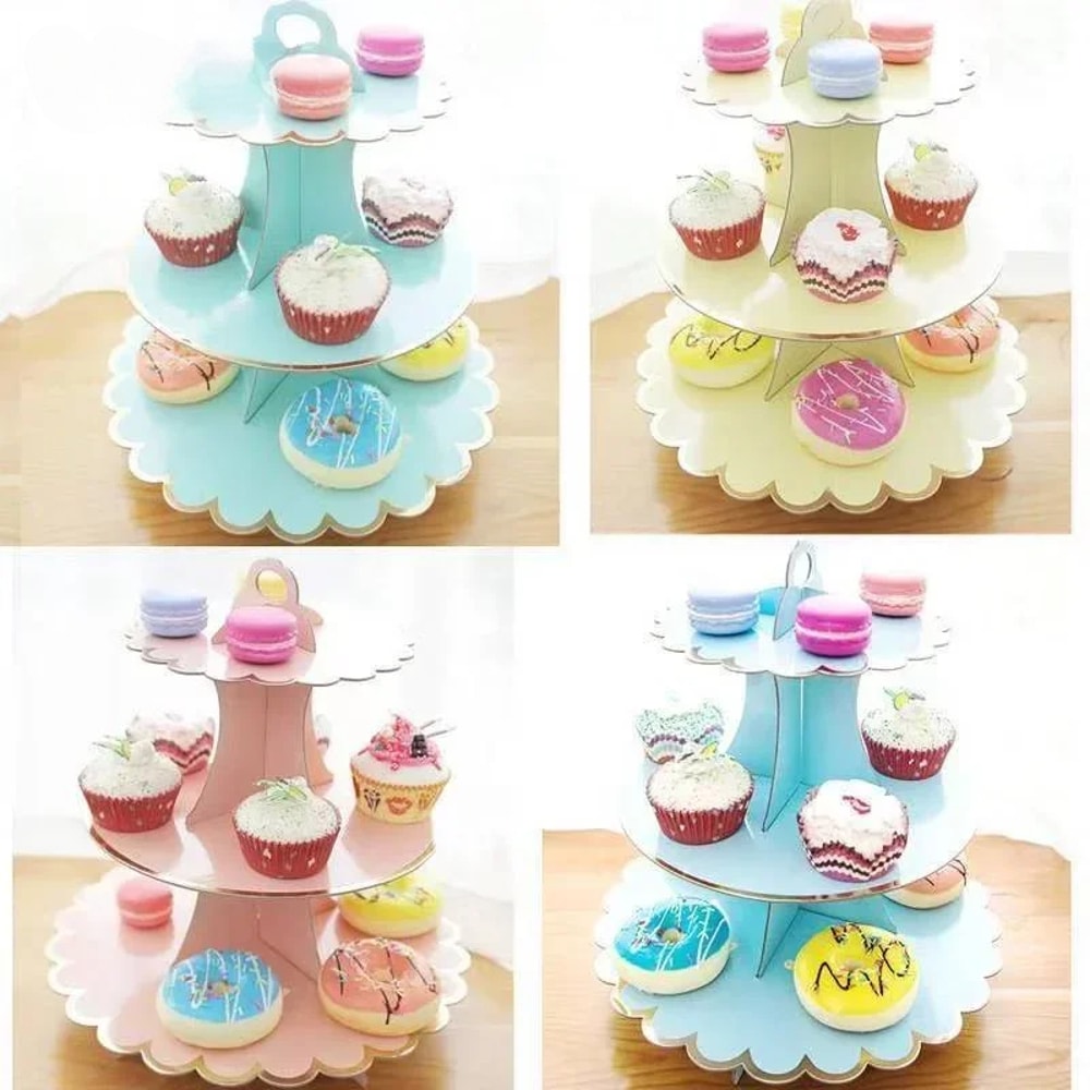 Cake Rack Stand For Afternoon Tea Weddings Parties Elegant Display Stand For Birthday Christmas B 2