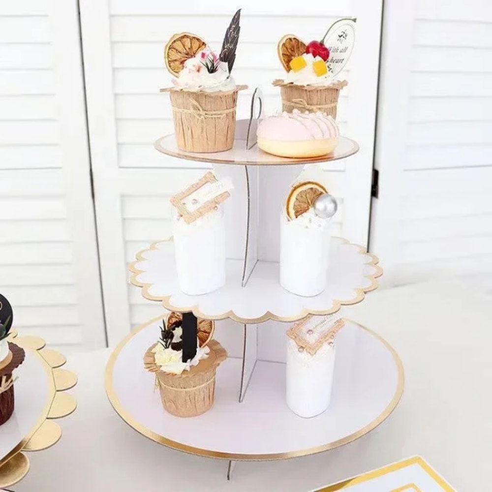 Cake Rack Stand For Afternoon Tea Weddings Parties Elegant Display Stand For Birthday Christmas B 5