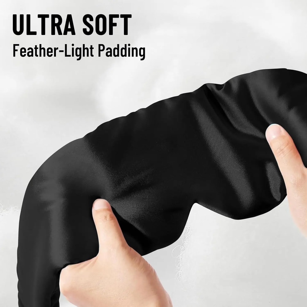 Silk Sleep Mask Large Comfortable Eye Cover For Sleeping Pressure Free Complete Blackout For Women 2