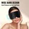 Silk Sleep Mask Large Comfortable Eye Cover For Sleeping Pressure Free Complete Blackout For Women 3