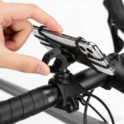 rotating silicone bike phone holder shockproof universal mount for bicycle & motorcycle handlebars
