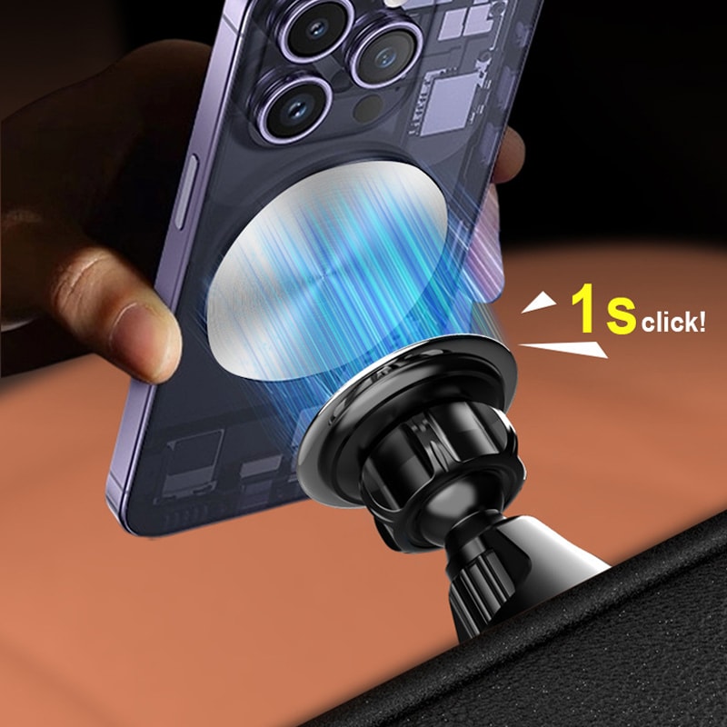 Universal Magnetic Phone Holder For Car Air Vent Secure Hands Free Phone Mount For Easy Driving 3