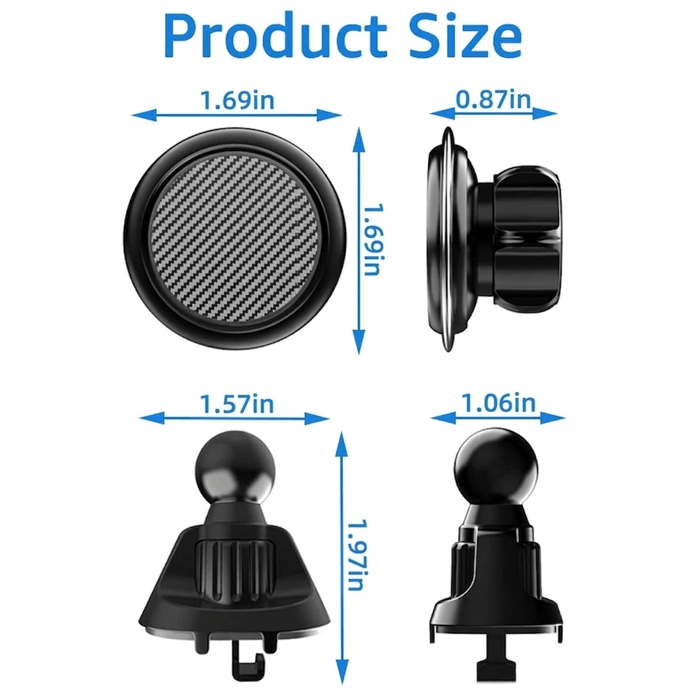 Universal Magnetic Phone Holder For Car Air Vent Secure Hands Free Phone Mount For Easy Driving 4