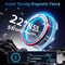 Foldable Magnetic Phone Mount with Vacuum Suction Cup Ultra Strong Adsorption Alloy Bracket for Cars & Desktops
